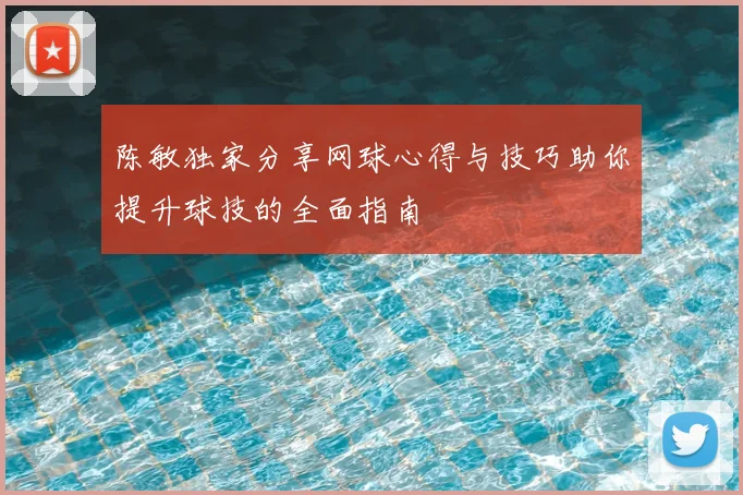 陈敏独家分享网球心得与技巧助你提升球技的全面指南